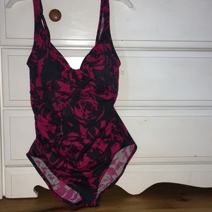 Rose One-Piece Bathing Suit